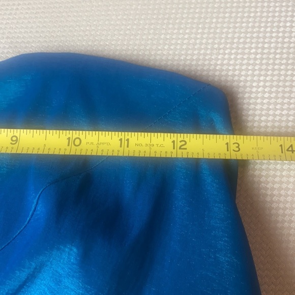 Caché Strapless Teal Cocktail Dress size Small - Picture 9 of 11